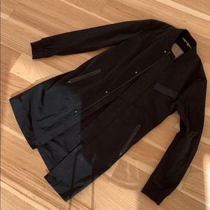 Men’s Zara black trench coat, XS